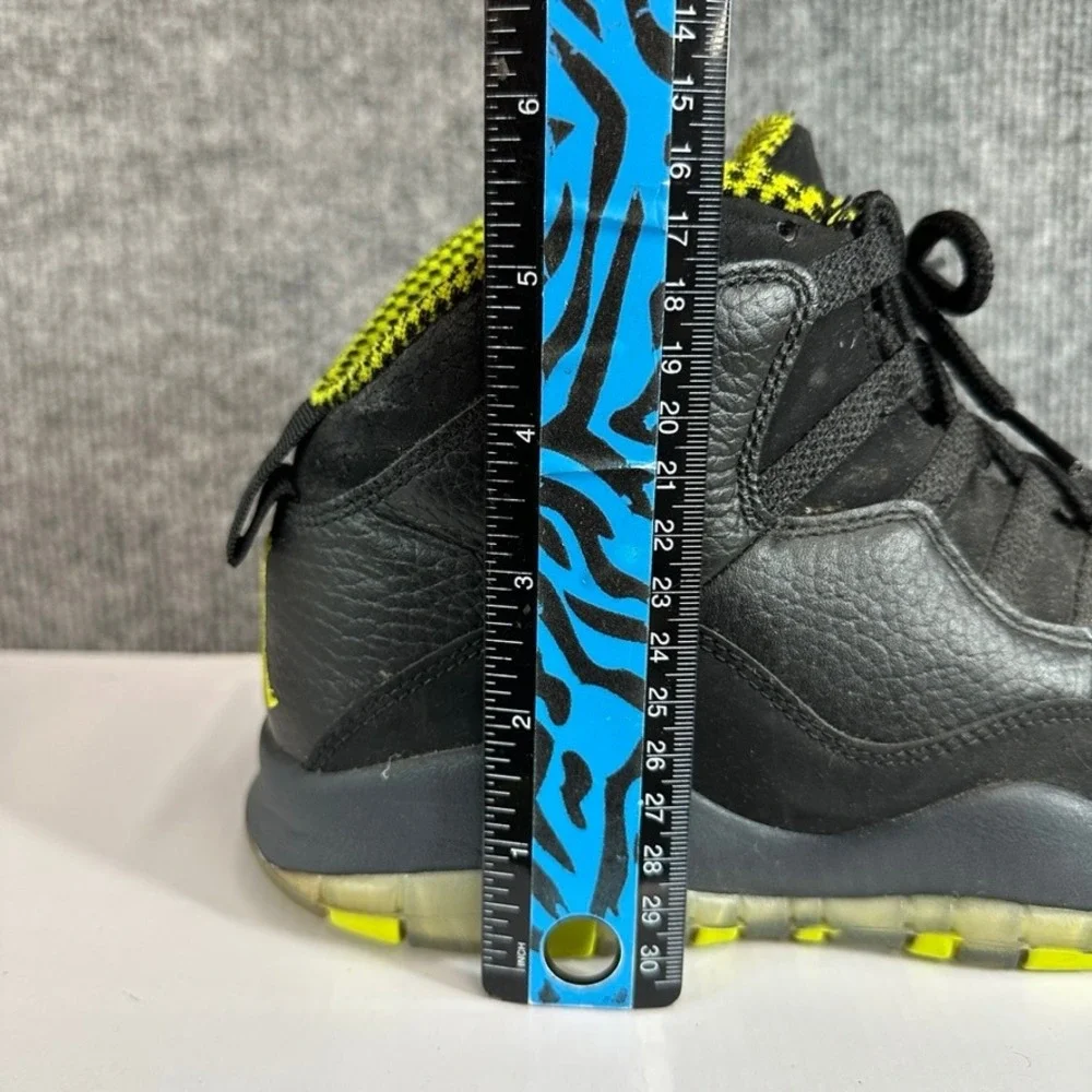 Jordan 10 Retro Venom Green Black Sneakers 310805-033 Mens 10.5